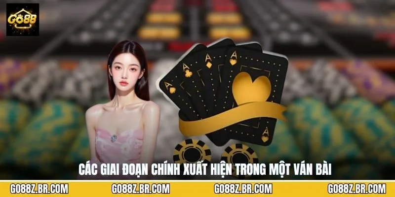 Các giai đoạn chính xuất hiện trong một ván bài
